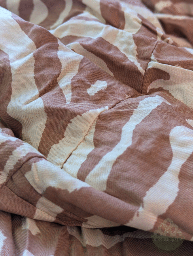 Boho Maxirock Zebra Print – Beige & Creme für wilde Sommerträume - Design nr 65 – Bild 2